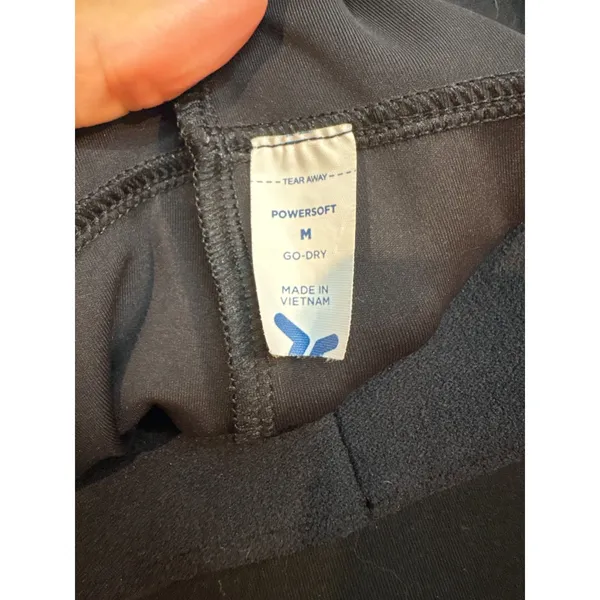 Old Navy PowerSoft Go Dry black wide leg pants - Image 5