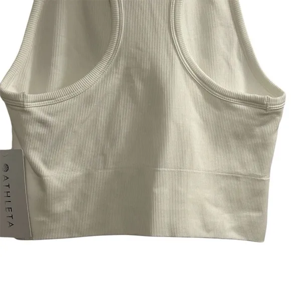 Athleta Women's White Cropped Tank Top Size M‎ - Image 13