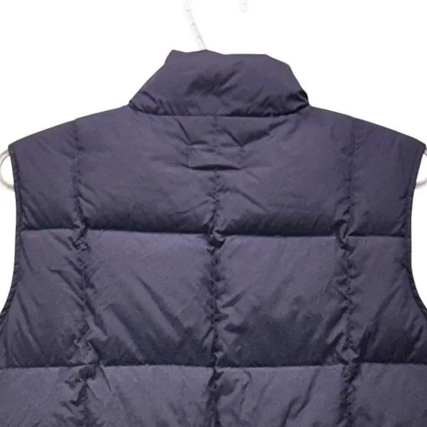 Lands End Down Puffer Quilted Vest Navy‎ Blue Medium - Image 4
