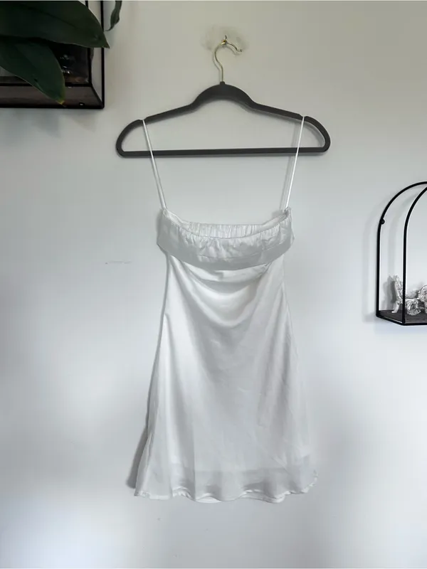 NWT Princess Polly White Phillipa Mini Dress Strapless Cut Out Mini Dress Size 0 - Image 3