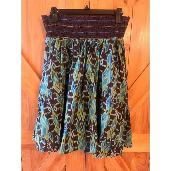 Overdrive pull on skirt, size large ￼(1660) Brown - Image 2