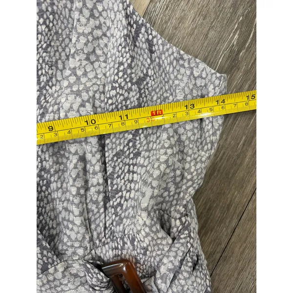 Anthropologie Marfa Snake Print Halter Wrap Midi Dress Size 4 Boho - Image 8