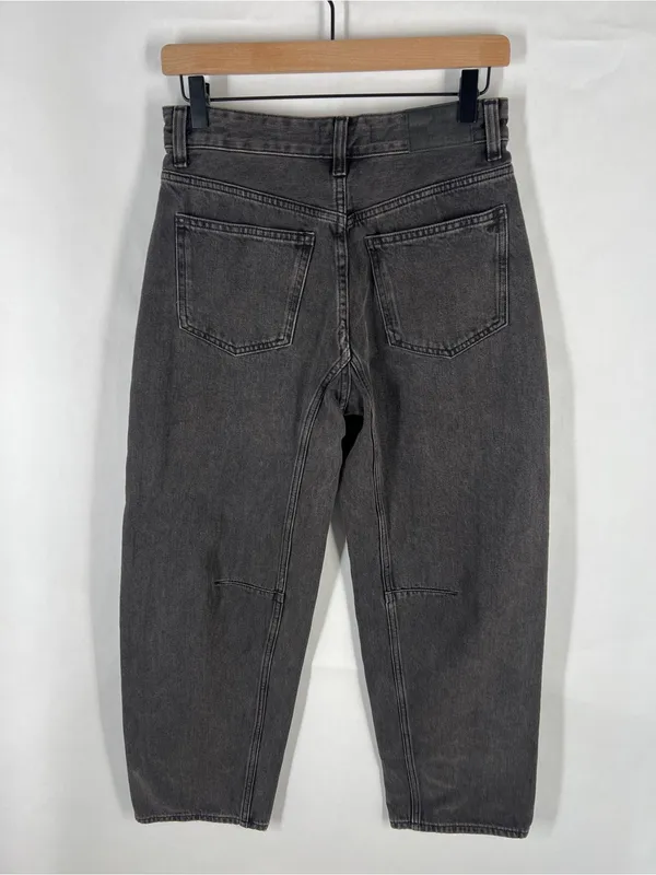 Madewell The Darted‎ Barrel-Leg Jean Olenda Wash Size 24 - Image 7