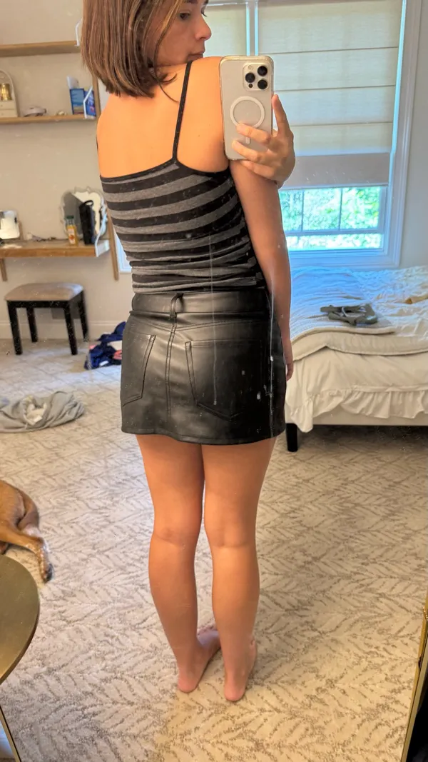 Hollister Leather Skirt - Image 5