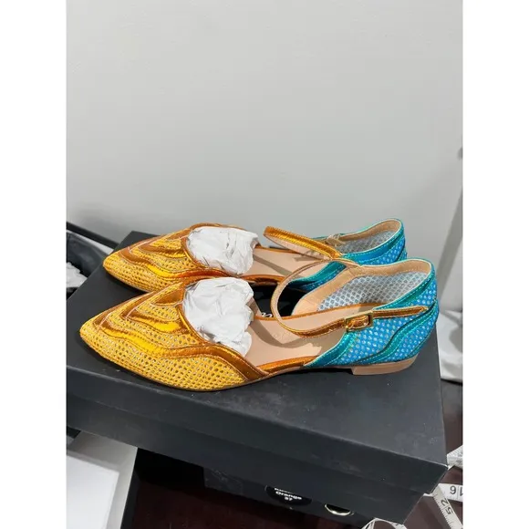 Dream Walkers Kusama Orange 36 Women's Flats Handmade in‎ Spain - Image 7