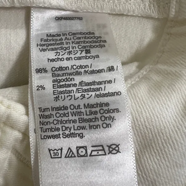 NWT Madewell The Emmett Wide-Leg Crop Jean: Welt Pocket Edition NO602 Tile White - Image 13