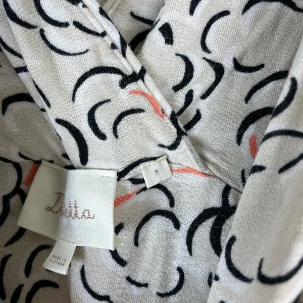 Anthropologie Deletta Cloud Rose Print Ruched Midi Dress - Image 4