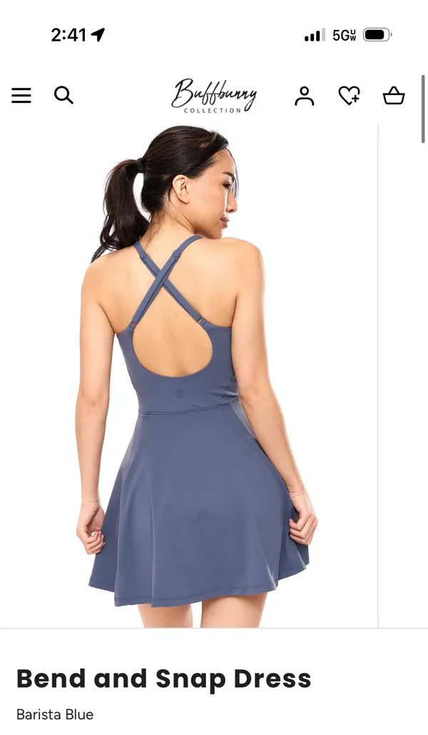 Buffbunny Bend and Snap Dress NWT - Image 2