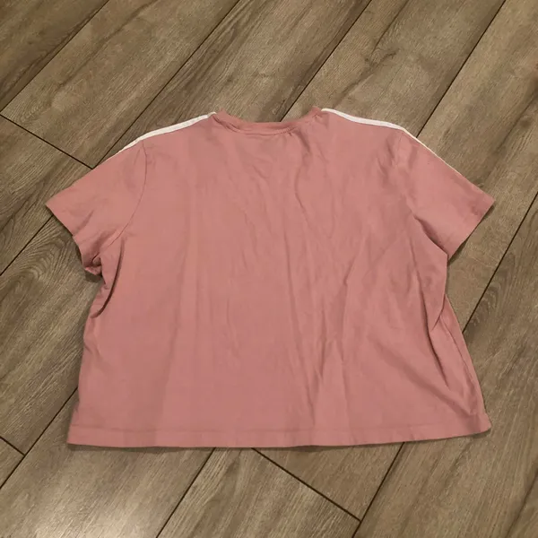 Adidas Essentials 3-Stripes Cropped Tee - Image 7