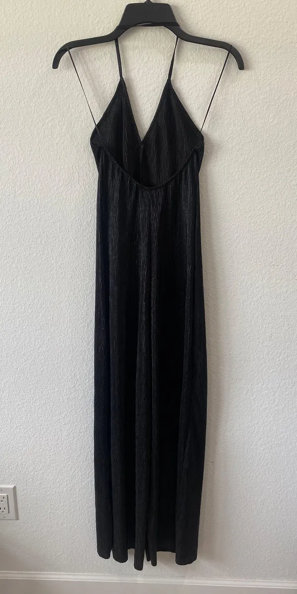 ZARA Basic Collection mesh black jumpsuit size S - Image 5