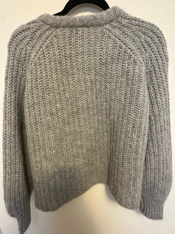 Sezane Emeli Cardigan Grey - Image 2