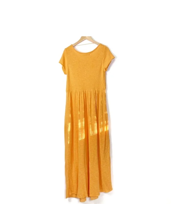 Free People Beach | Myla Babydoll Knit Orange Dress - Image 4