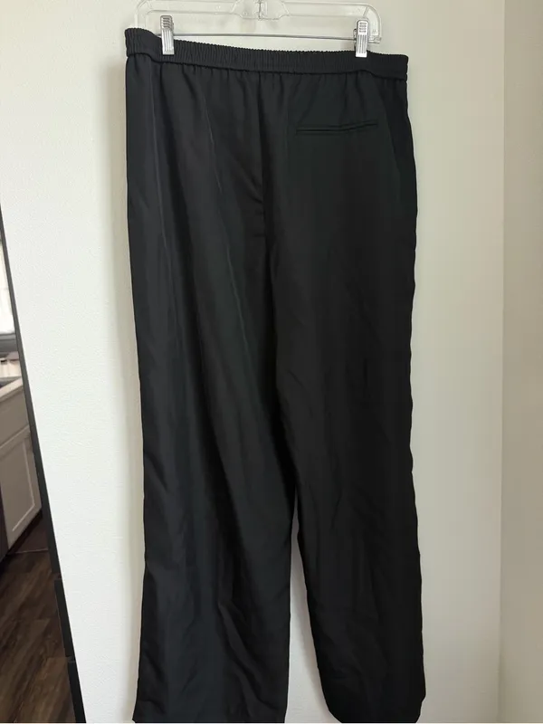 Zara Black Wide-Leg Pants - Image 2