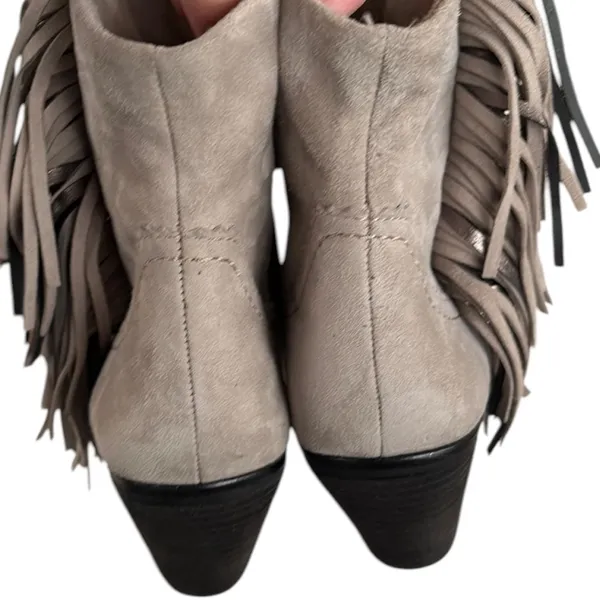 EUC Sam Edelman Leather Louie Fringed Boots Size 6 - Image 6