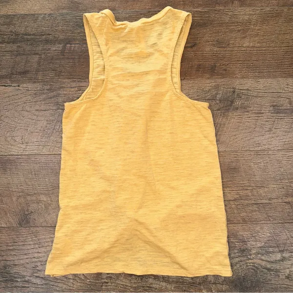 Altar’d State Women's Knot Front Yellow Sleeveless Top - Image 10