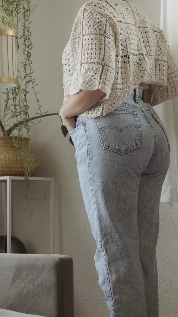 540 Acid Wash Levi’s Jeans Vintage 80s - Image 3