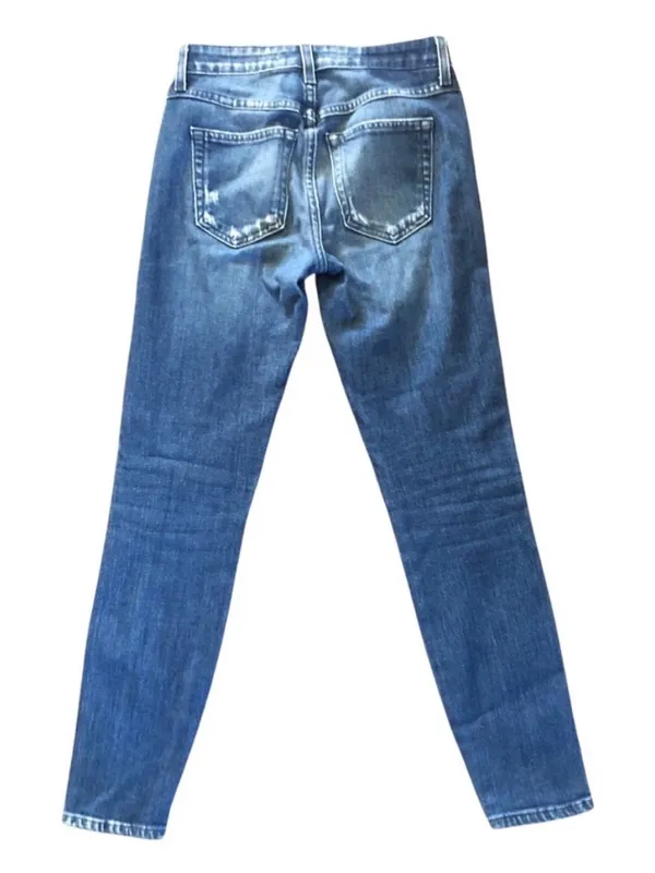 AMO Twist Dark Vintage Blue Wash Women Mid Rise Ankle Jeans Size 25 NWOT - Image 6