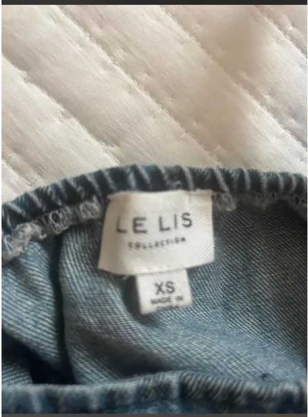 Le Lis Cheetah Denim Dress - Image 3