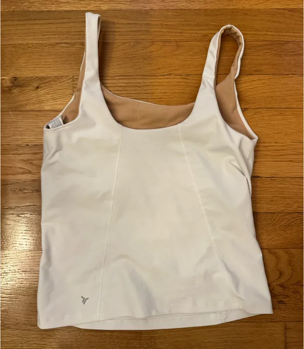 Old Navy Active White Tank Top Size Small - Image 2