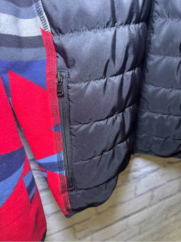 Lauren Ralph Lauren Active Puffer Fleece Jacket With Native Print Womens Size XL - Image 7