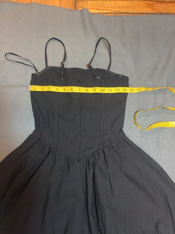 Julia by Love J Black Corset Style Mini Dress Size S - Image 8