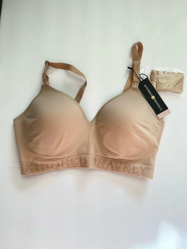 Kindred Bravely Signature Sublime Contour Maternity Nursing Plunge Bra Med NWT - Image 3