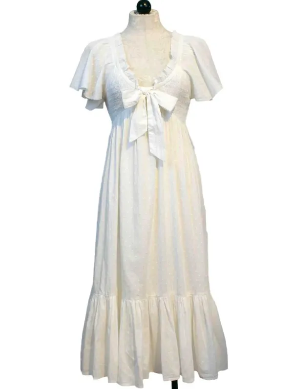 Cleobella Ashlyn Midi Dress NWT Ivory XS - Image 3