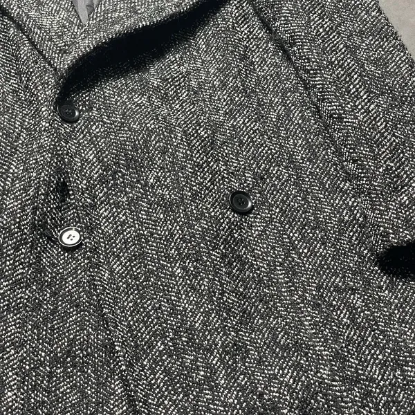 Acaci Exclusions Gray Casual‎ Wool Double Breasted Womens Coat Size M - Image 5