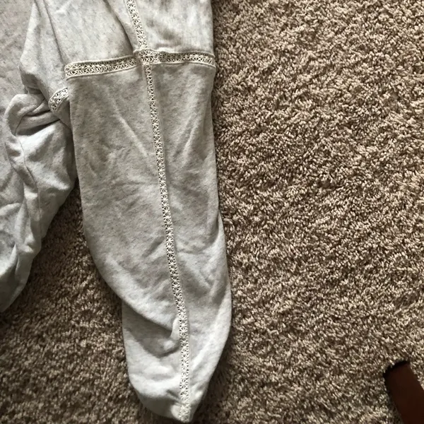 Light Grey Old Navy Laced Sweater - Image 4