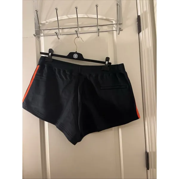Vintage Tony Stewart #20 CHASE Authentics NASCAR Shorts Black Orange Womens L - Image 7
