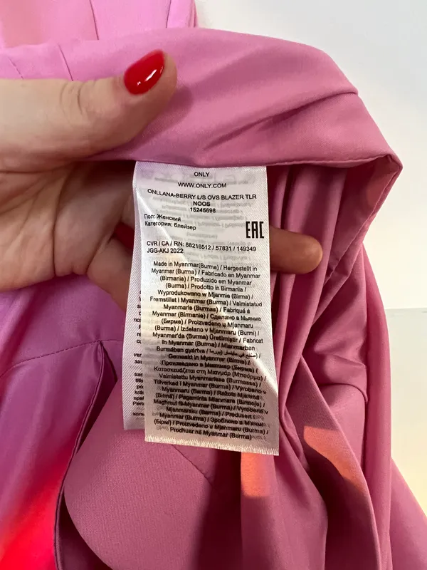 ASOS ONLY  Oversized Pink Blazer - Image 9