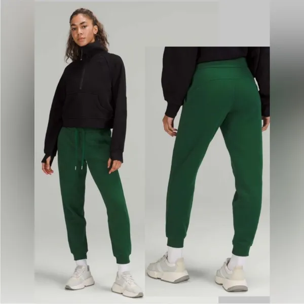 Lululemon Scuba High-Rise Jogger Everglade Green Sz 0 - Image 8