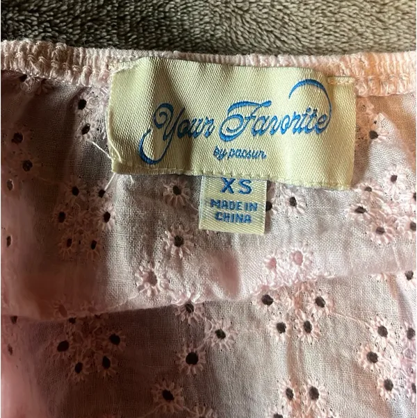 Pink PacSun Babydoll Top - Image 4