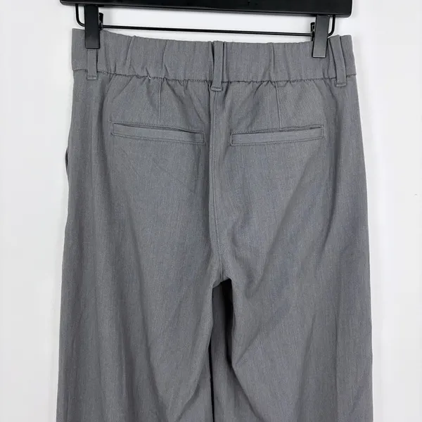American Eagle‎ Stretch Poppy Trouser Pleated Wide Leg Pants Career Size 000 - Image 7