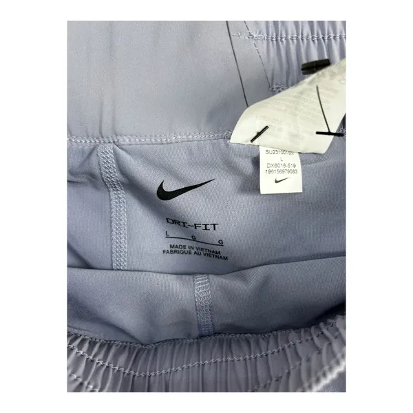 Nike Dri-FIT Women’s Running Shorts Size Large Gray Blue Athletic Workout NWT - Image 3