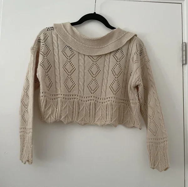 Cardigan Women Spring Solid Hollow - Image 4