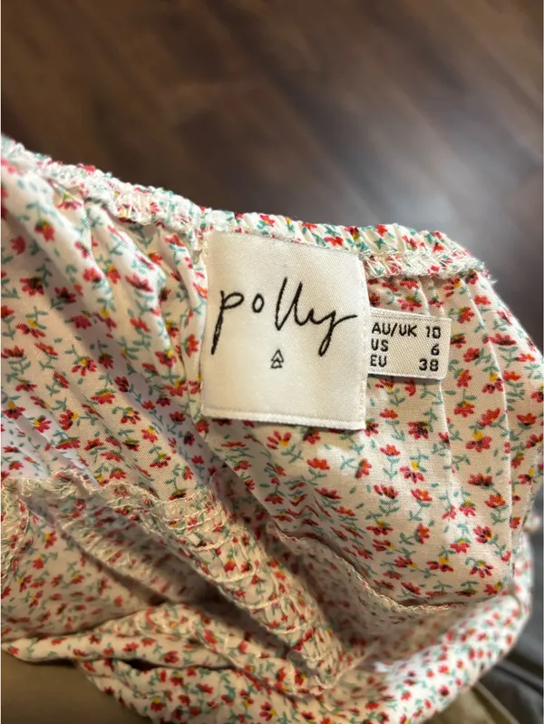 Princess Polly Floral Cropped Blouse - Image 3