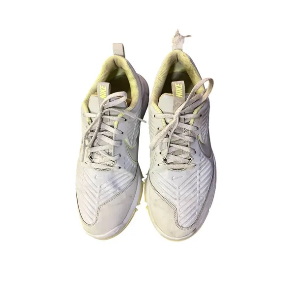 Nike Golf Shoes Womens 9.5 White Gray Lime AA1846-001 Spikeless Lace-Up - Image 2
