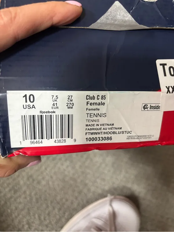 Reebok Club C 85 women tennis shoes size 10 brand new - Image 10