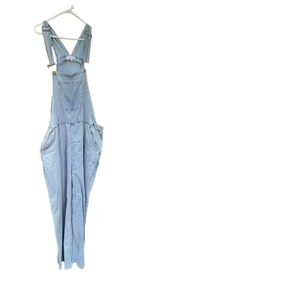 NWT Blakeley size 2X lightweight wash overalls wide legs - Image 2