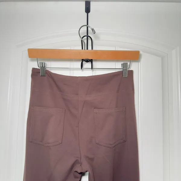 New Keriffe Women’s Medium Brown Straight Leg High Waisted Pants Dark Academia - Image 4