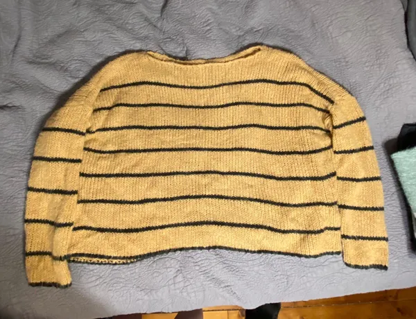Crop Oversized Sweater - Image 2