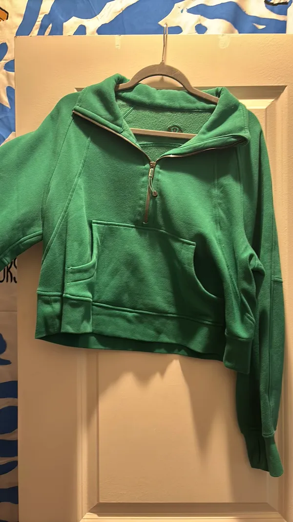 Cascadia green Lululemon funnel neck scuba - Image 4