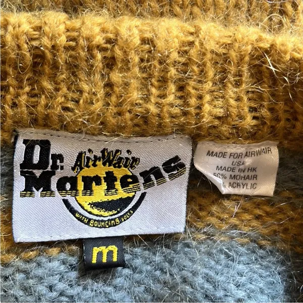 Dr Martens VINTAGE Medium Airwair Mohair Striped Sweater - Image 2