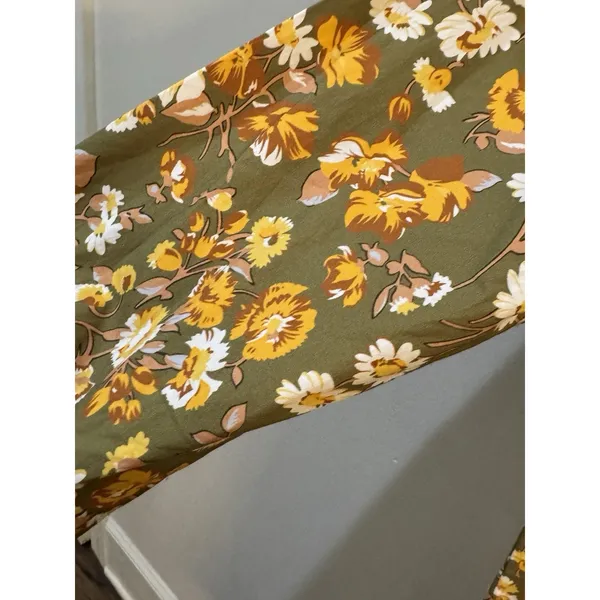 Flora‎ Bea Size Small Multi-Color Danniella Dress in Whiskey Floral 3/4 Sleeves - Image 6