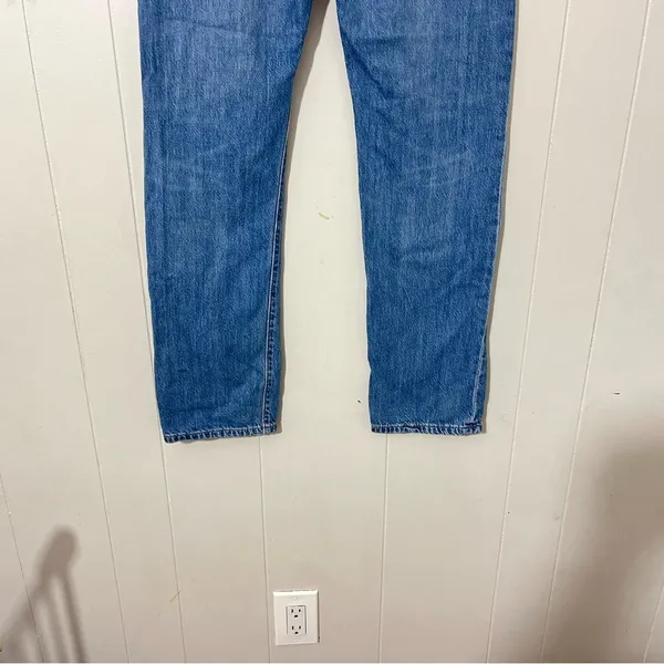 Levis 501 Womens Jeans Button Fly Blue Jeans Size 27x32 - Image 4