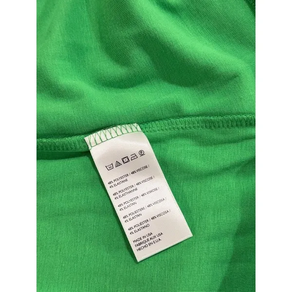 FP Beach Womens Dress Green Rosalia Low Back Mini Short Sleeve A Line Medium - Image 12