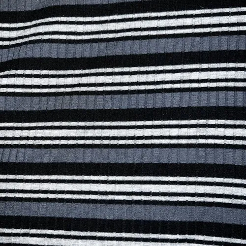 FREE PEOPLE Always With Me Striped Black Gray Wrap Tie Crop Top EUC Size‎ Small - Image 7
