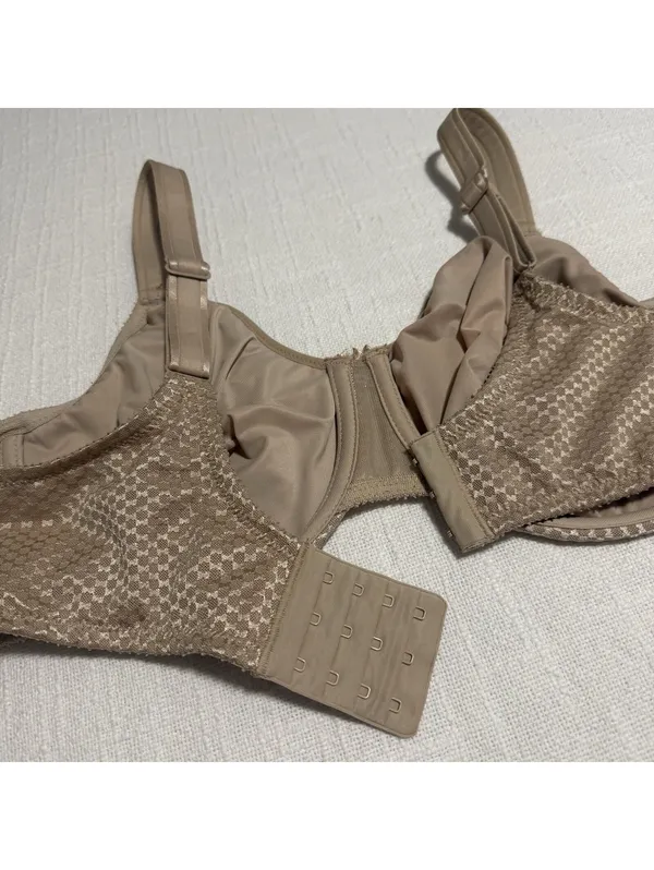 Chantelle C Magnifique Nouveau Minimizer Bra 40D Underwire Unlined Nude C27910 - Image 4