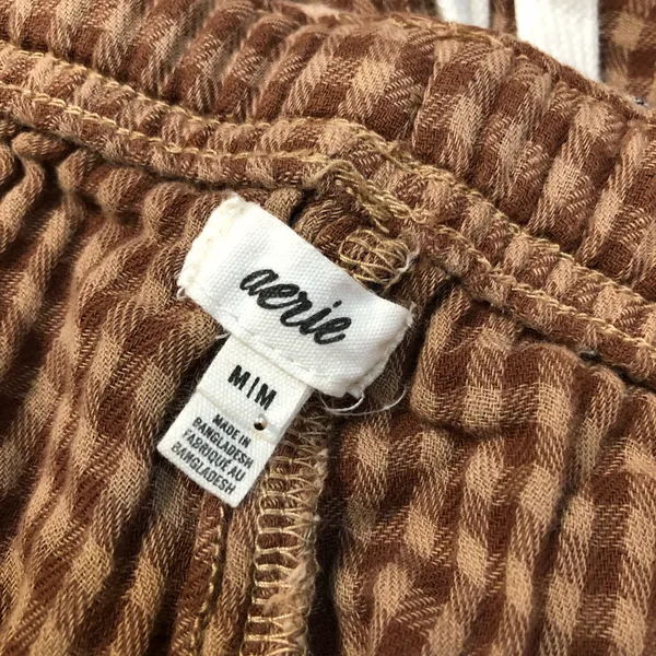 Aerie Checked Out Soft Gauze Sleep Shorts - Image 4